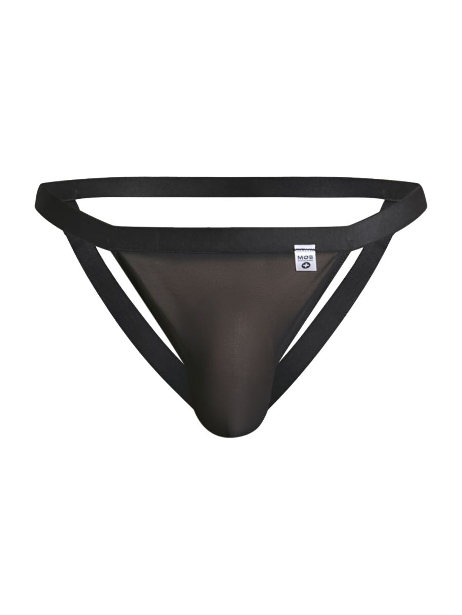 Malebasics Sexy Jockstrap - Black Mesh