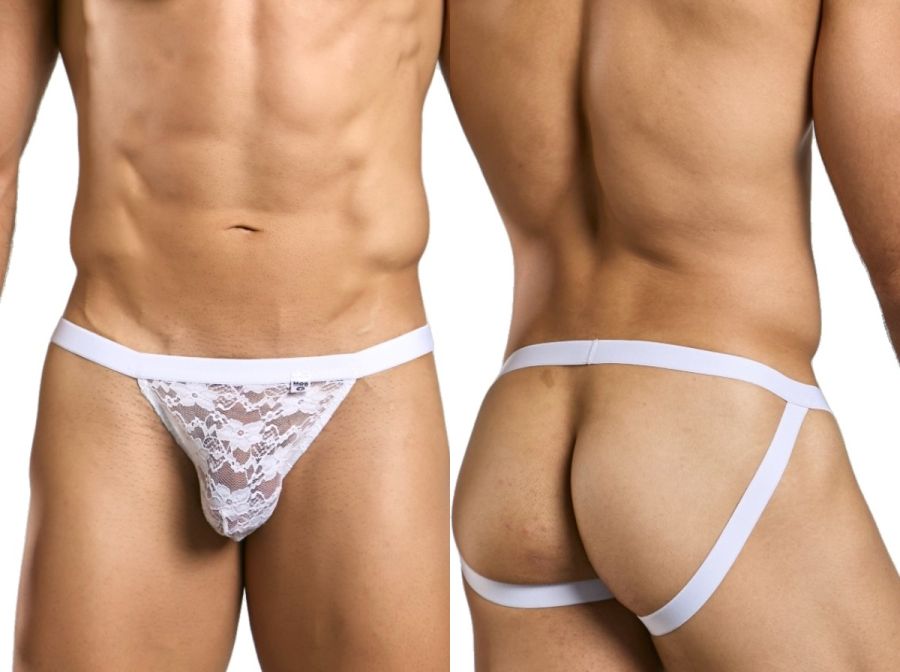 Malebasics Sexy Jockstrap - White Lace