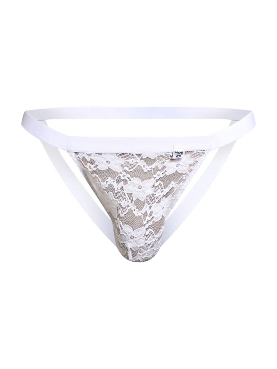 Malebasics Sexy Jockstrap - White Lace