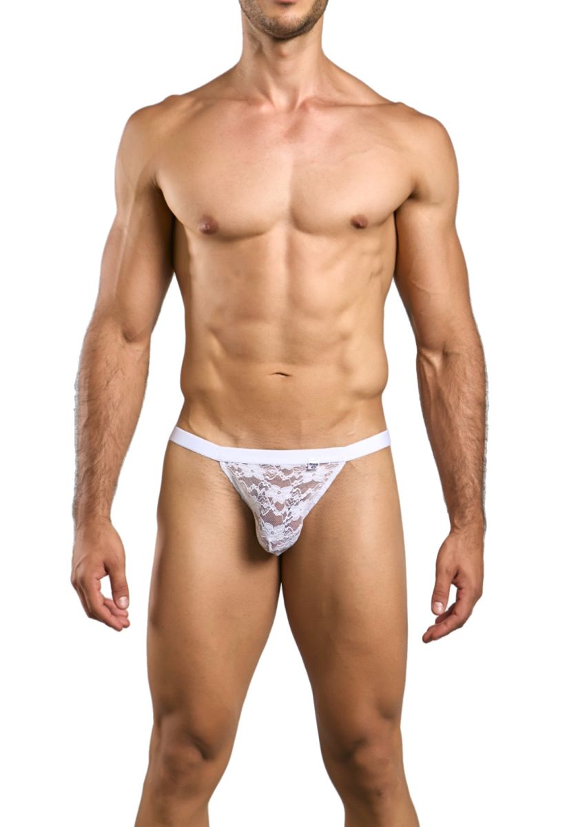 Malebasics Sexy Jockstrap - White Lace