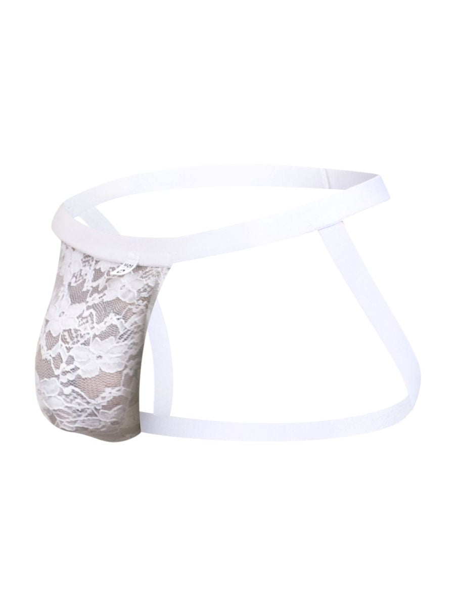 Malebasics Sexy Jockstrap - White Lace