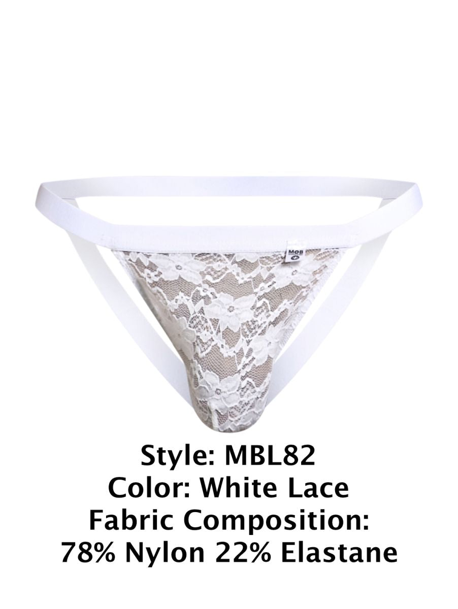 Malebasics Sexy Jockstrap - White Lace