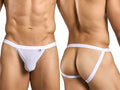 Malebasics Sexy Jockstrap - White Mesh