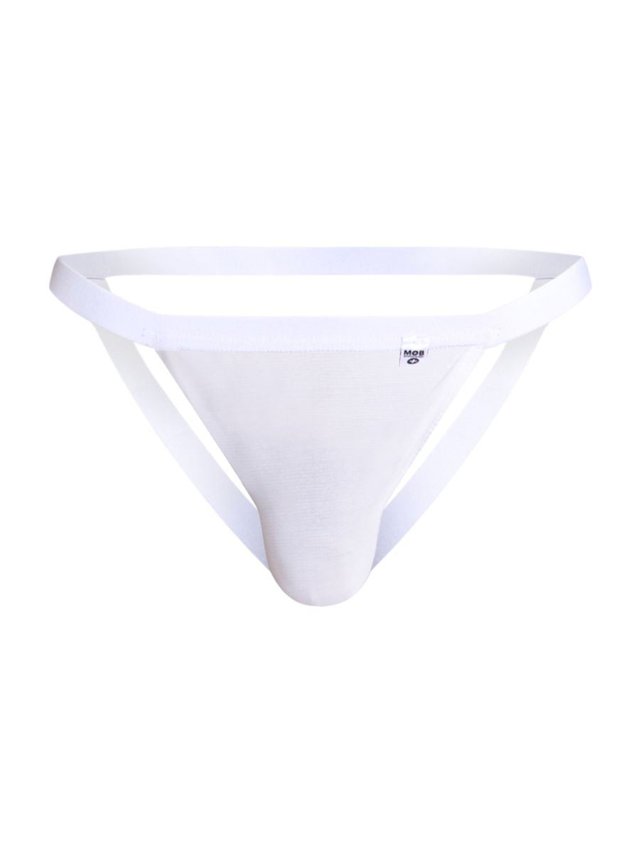 Malebasics Sexy Jockstrap - White Mesh