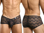 Malebasics Loop Cheeky Trunks - Black Lace