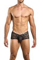 Malebasics Loop Cheeky Trunks - Black Lace