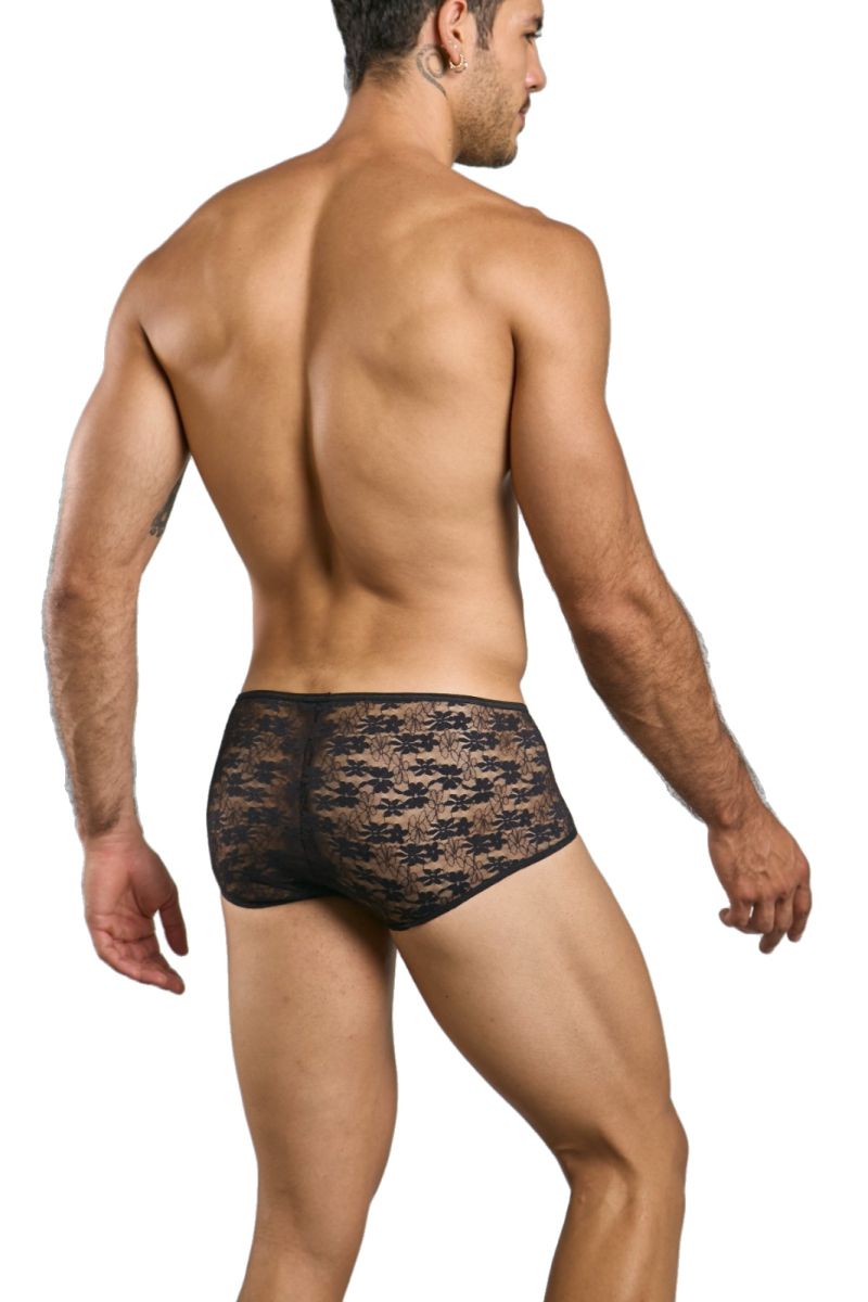 Malebasics Loop Cheeky Trunks - Black Lace