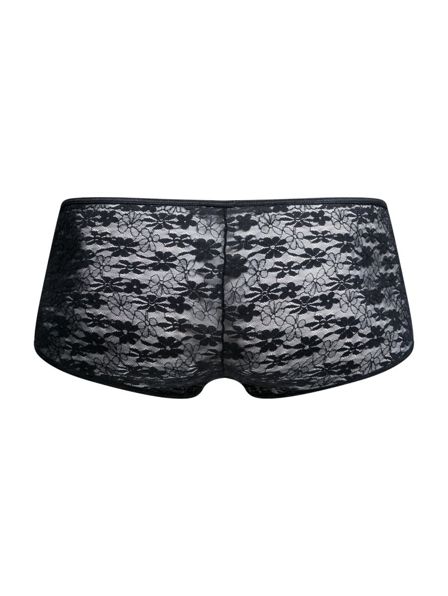 Malebasics Loop Cheeky Trunks - Black Lace