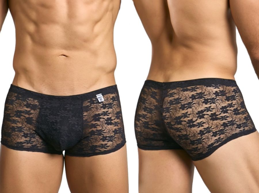 Malebasics Classic Pouch Trunks - Black Lace