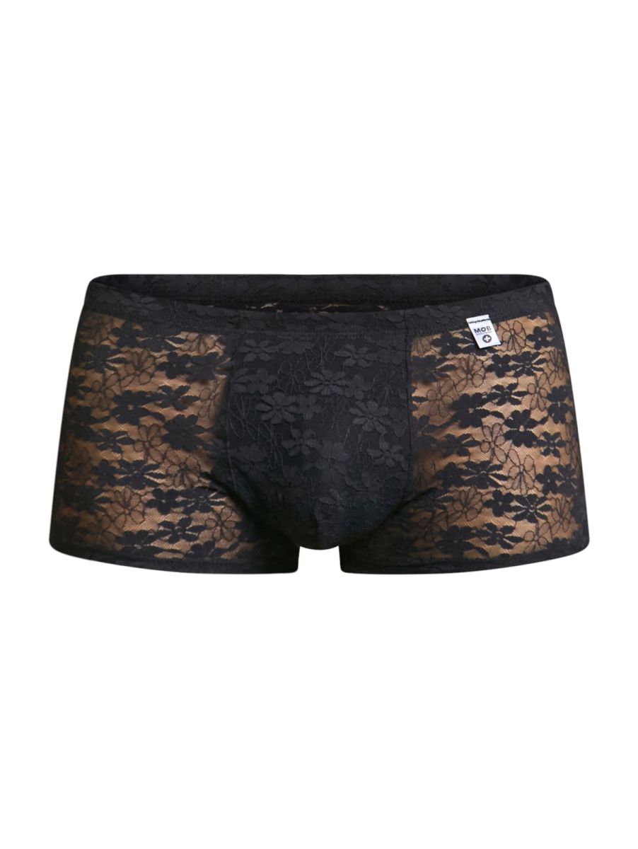 Malebasics Classic Pouch Trunks - Black Lace