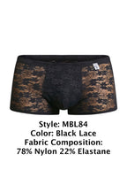 Malebasics Classic Pouch Trunks - Black Lace