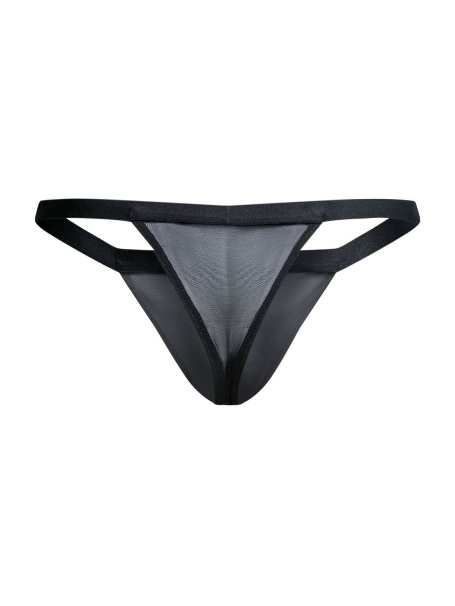 Malebasics Y Sexy Thongs - Black Mesh