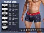 Malebasics Loop Cheeky Trunks - Black Lace