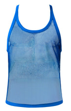 Male Power Fishnet 2 Tank Top - Royal