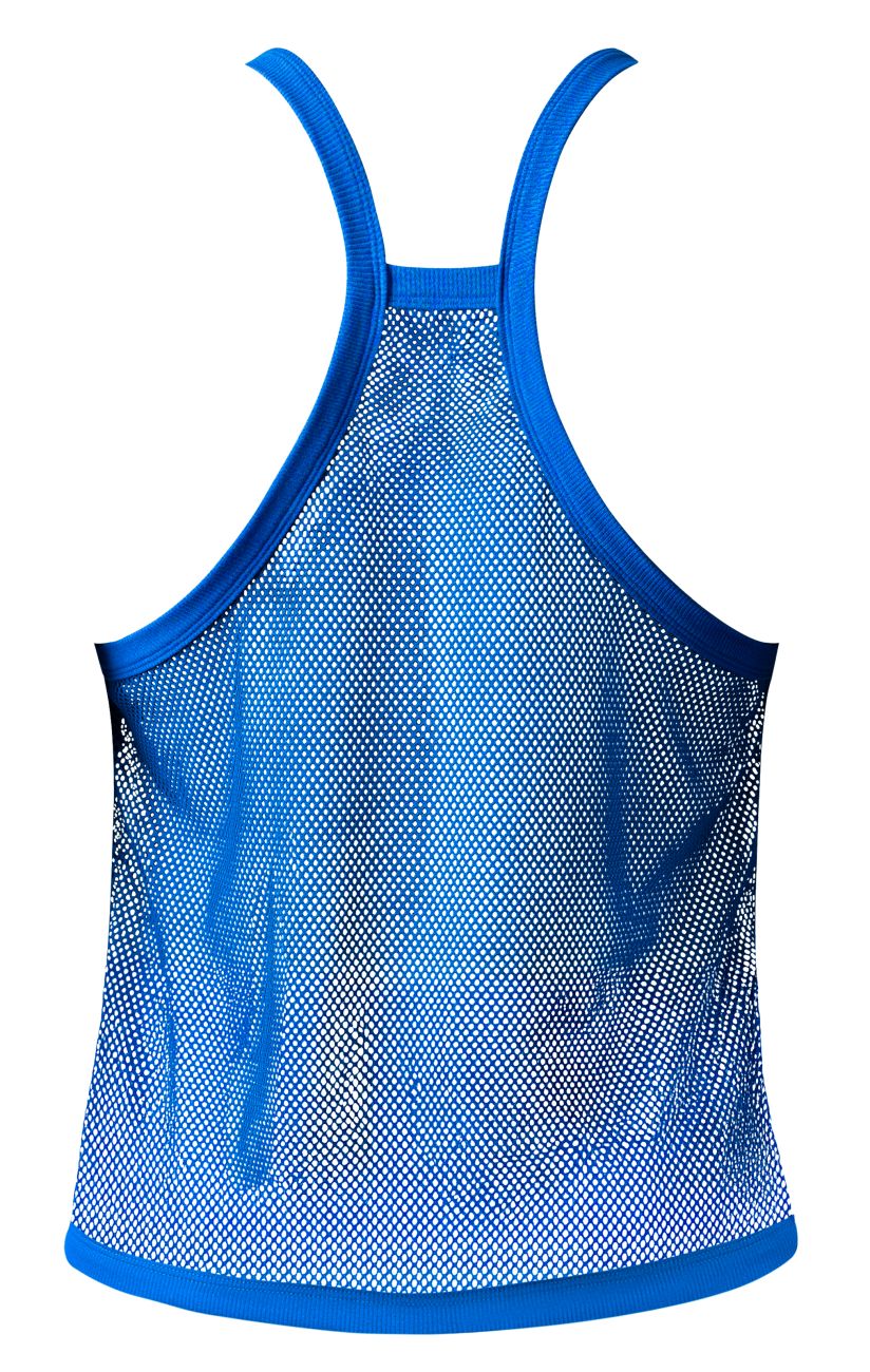 Male Power Fishnet 2 Tank Top - Royal