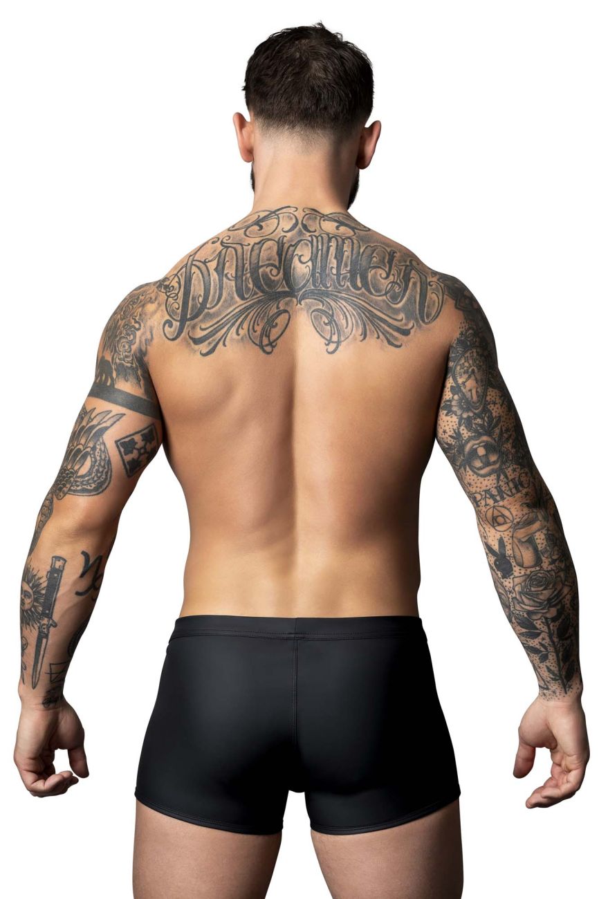 Male Power Oh Snap Snap Off Short - Black