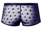 Male Power Love Star Short with Ring - Purple