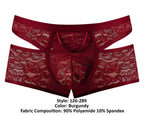 Male Power Lucifer Cut Out Short - Burgundy