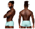 Male Power Easy Breezy Mini Short with Sleeve - Aqua
