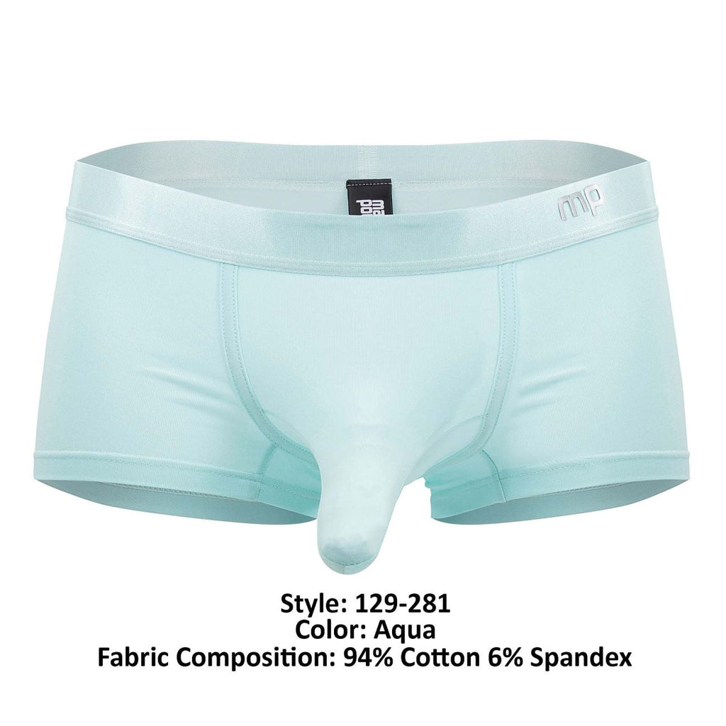Male Power Easy Breezy Mini Short with Sleeve - Aqua