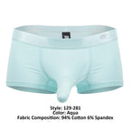 Male Power Easy Breezy Mini Short with Sleeve - Aqua