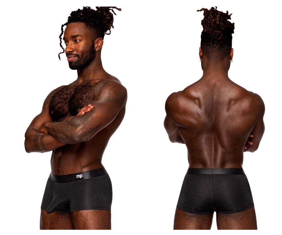 Male Power Easy Breezy Mini Short with Sleeve - Black