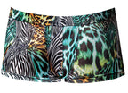 Male Power Go Wild Uplift Mini Short - Multi Animal