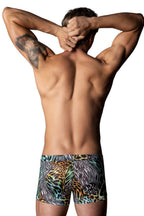 Male Power Go Wild Uplift Mini Short - Multi Animal