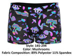 Male Power Hazy Dayz Pouch Short - Mushrooms