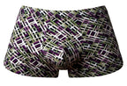 Male Power Gridlocked Strappy Back Short - Printed