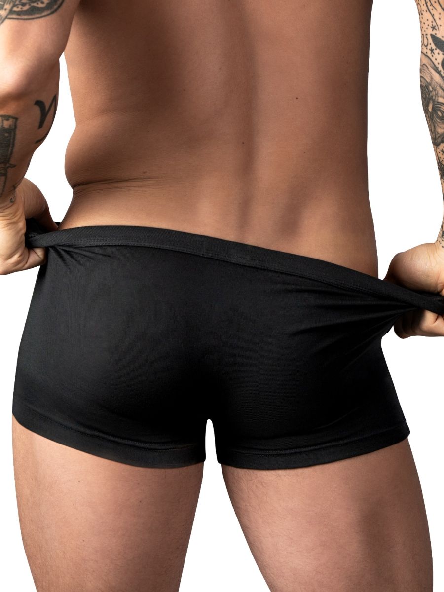 Male Power Eco Cozy Pouch Short Trunks - Black