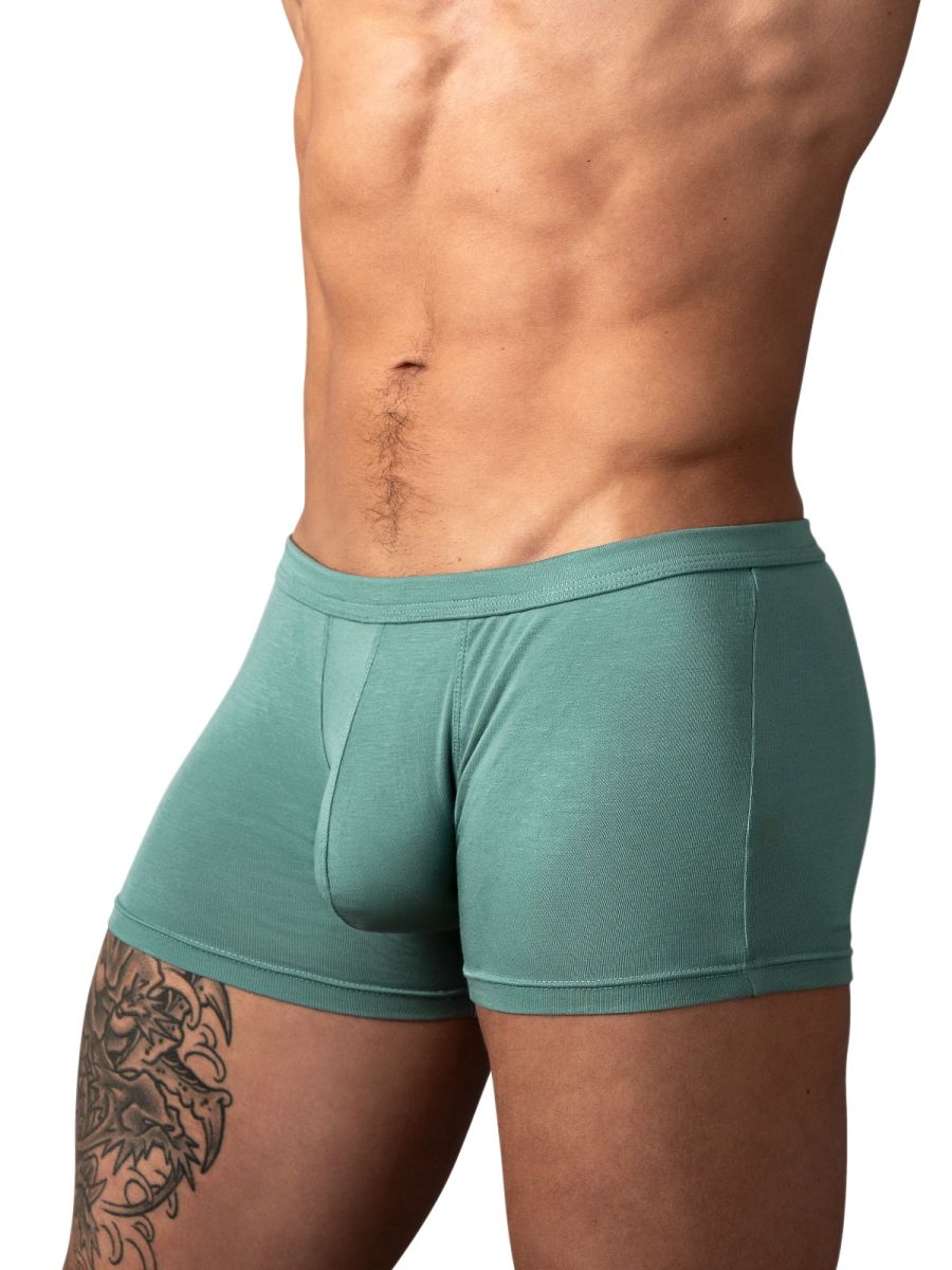 Male Power Eco Cozy Pouch Short Trunks - Green
