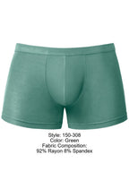 Male Power Eco Cozy Pouch Short Trunks - Green