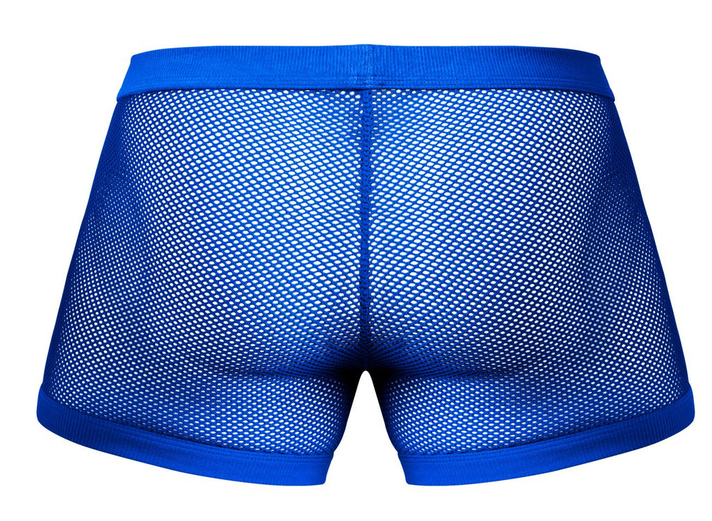 Male Power Fishnet 2 Pouch Short - Royal