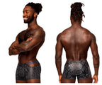 Male Power S-naked Pouch Short - Black-Blue