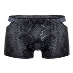 Male Power S-naked Pouch Short - Black-Blue