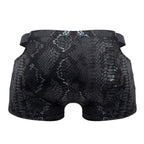 Male Power S-naked Pouch Short - Black-Blue