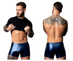 Male Power Liquid Onyx Pouch Short - Blue