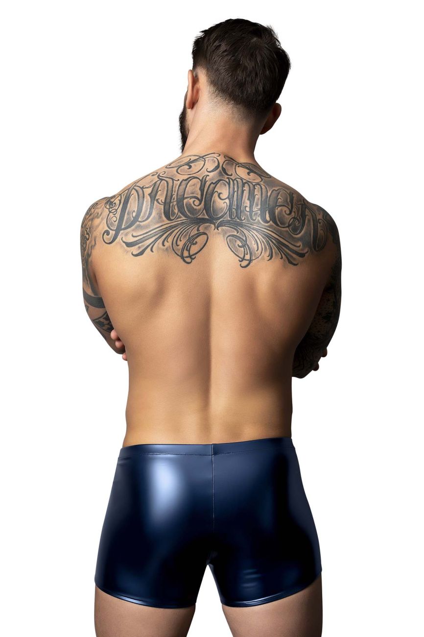 Male Power Liquid Onyx Pouch Short - Blue