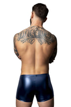 Male Power Liquid Onyx Pouch Short - Blue