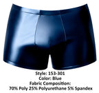 Male Power Liquid Onyx Pouch Short - Blue