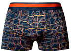 Male Power Soo Cumfy Boxer Brief - Navy-Orange