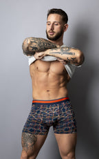 Male Power Soo Cumfy Boxer Brief - Navy