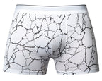 Male Power Soo Cumfy Boxer Brief - White-Black