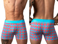 Male Power So Comfy Gingham Boxer Brief - Gingham Print
