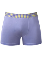 Male Power So Comfy Gingham Boxer Brief - Purple