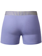 Male Power So Comfy Gingham Boxer Brief - Purple