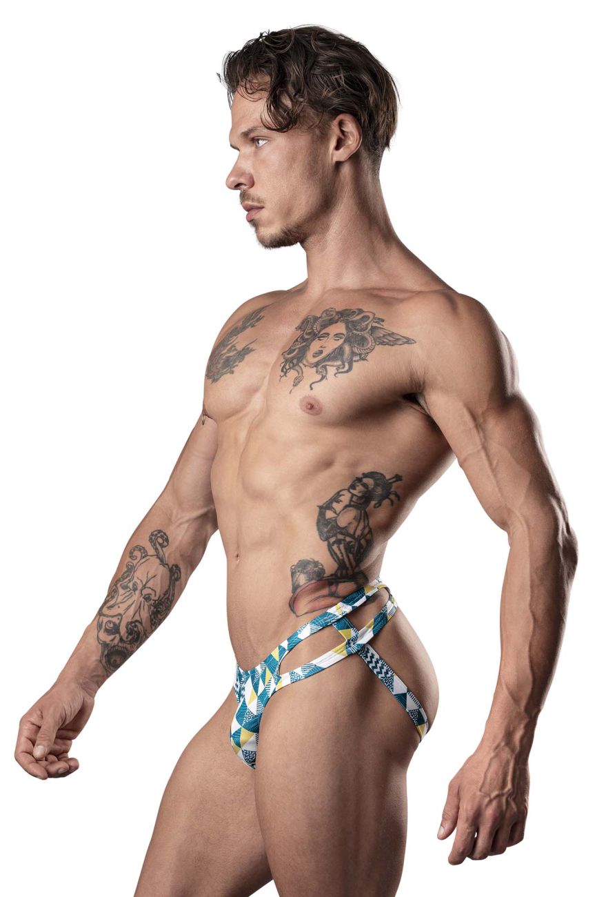 Male Power Cut It Out Cut Out Moonshine - Blue-Green-White