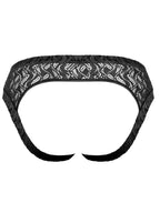 Male Power Ripple Moon Jockstrap - Black