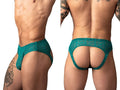 Male Power Ripple Moon Jockstrap - Teal